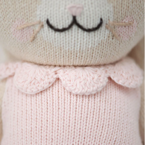 Hannah The Bunny Crochet Doll In Blush