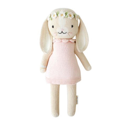 Hannah The Bunny Crochet Doll In Blush
