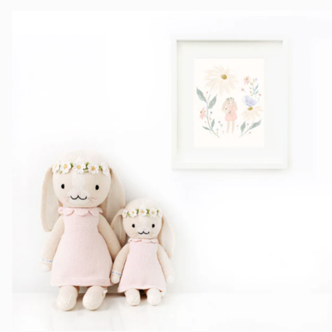 Hannah The Bunny Crochet Doll In Blush