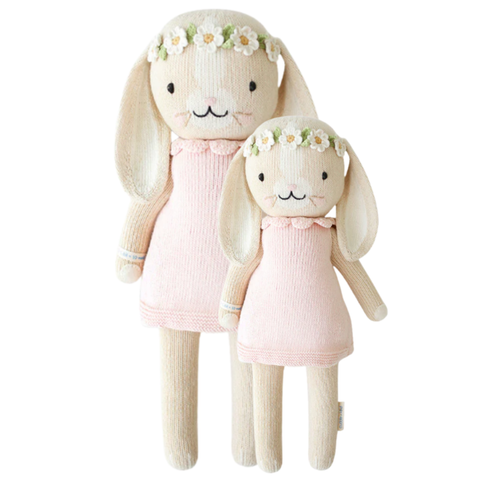 Hannah The Bunny Crochet Doll In Blush