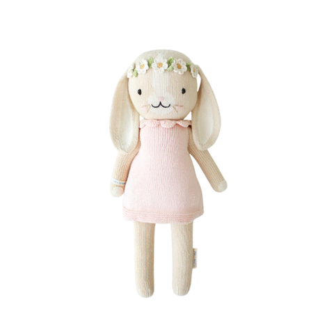 Hannah The Bunny Crochet Doll In Blush