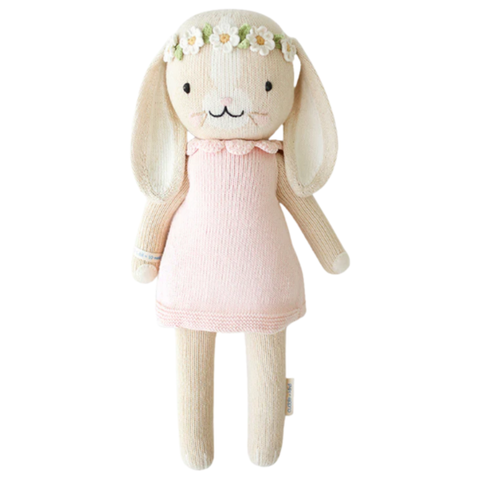 Hannah The Bunny Crochet Doll In Blush