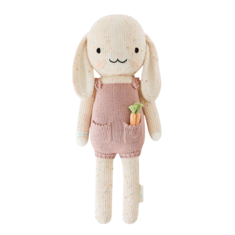 Little Harper The Bunny Crochet Doll In Mauve