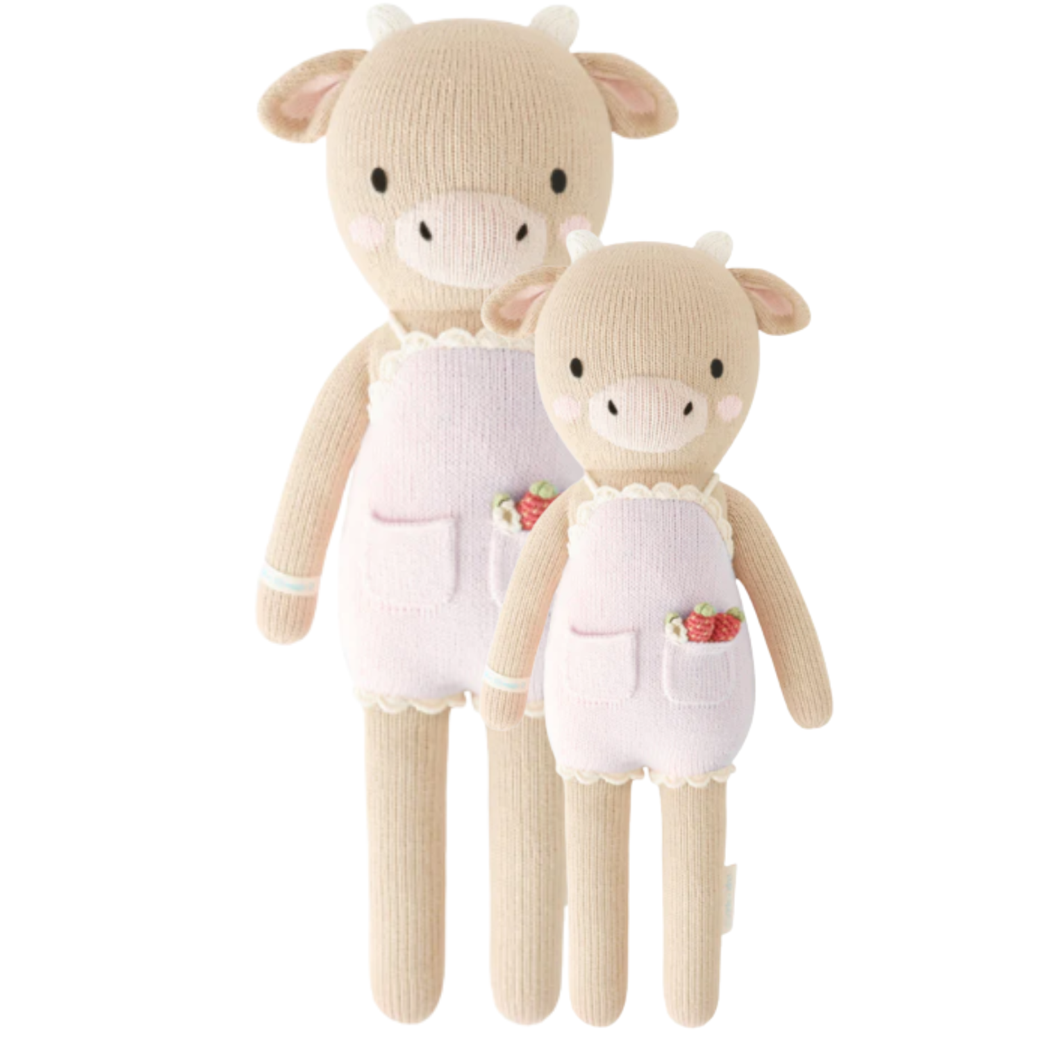 Ava The Cow Crochet Doll In Lavender