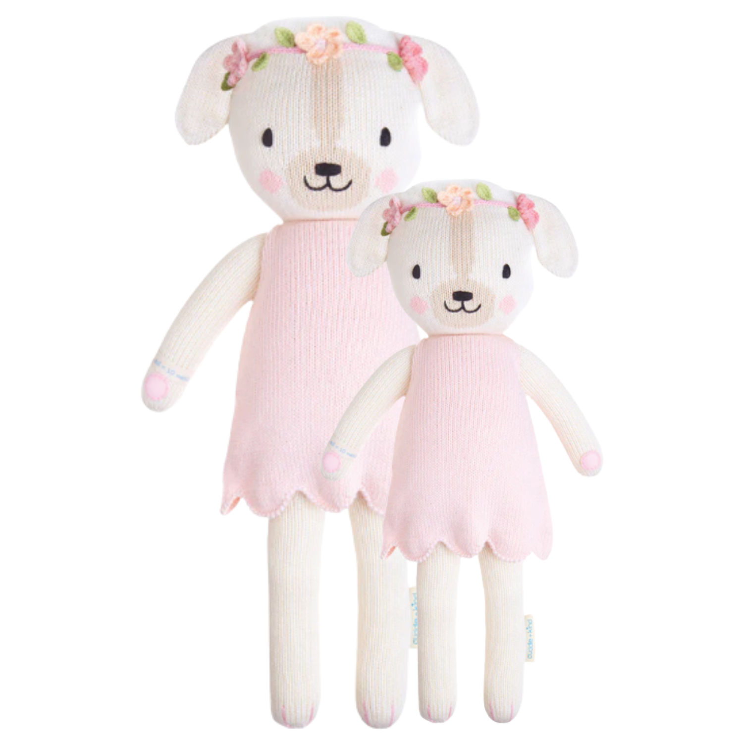 Charlotte The Dog Crochet Doll In Pink