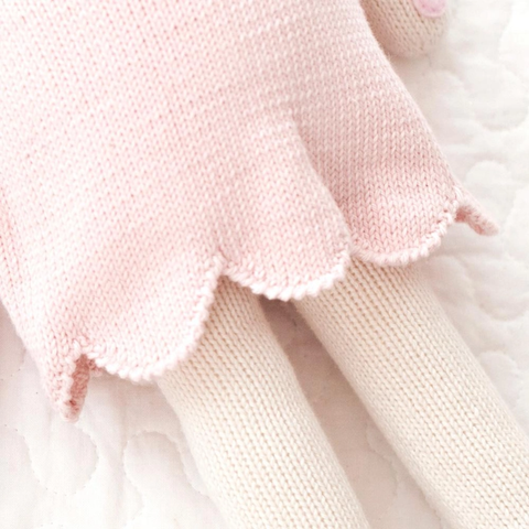 Charlotte The Dog Crochet Doll In Pink