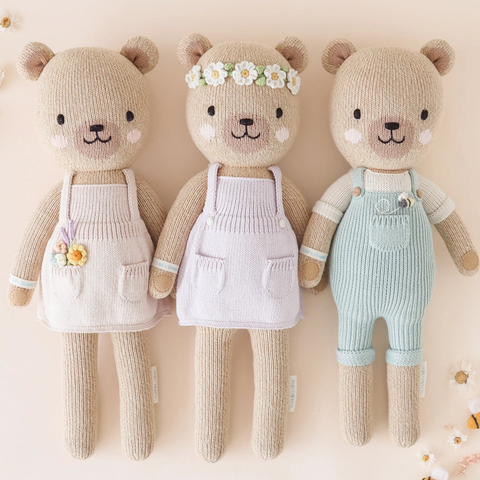 Olivia The Honey Bear Crochet Doll
