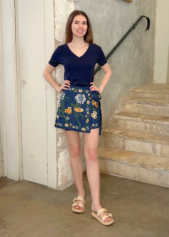 Luna Short Pareo in Laguna