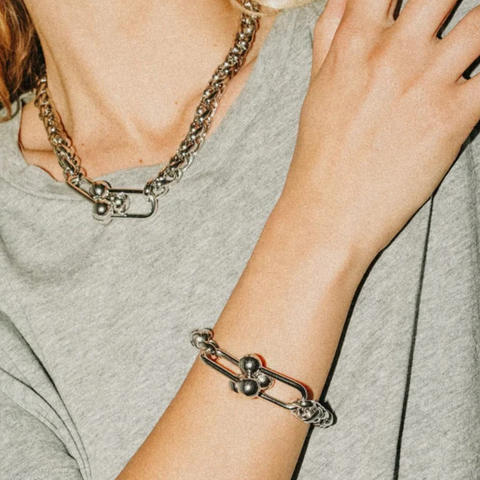 Mabilllon Bracelet In Argente