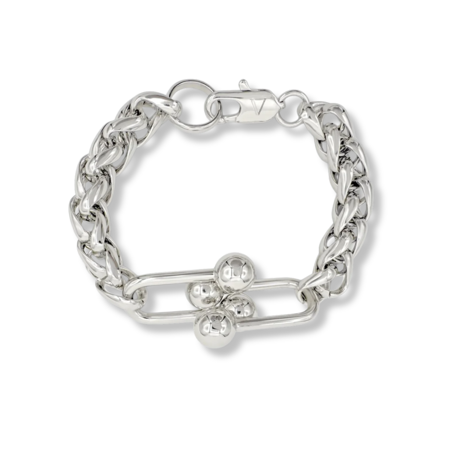 Mabilllon Bracelet In Argente