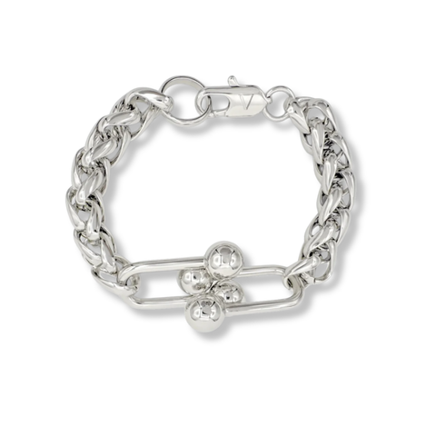 Mabilllon Bracelet In Argente