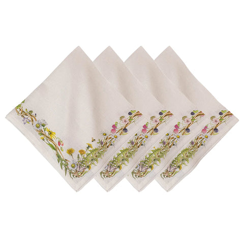 Meadow Walk Linen Napkin In Multi