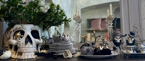 Velvet Decorative Pumpkin in Gray