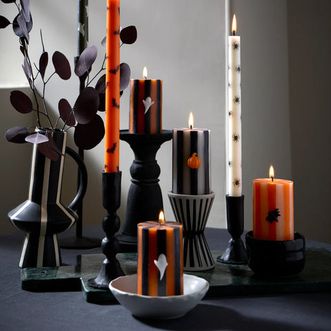 Mixed Halloween Icons Table Candles