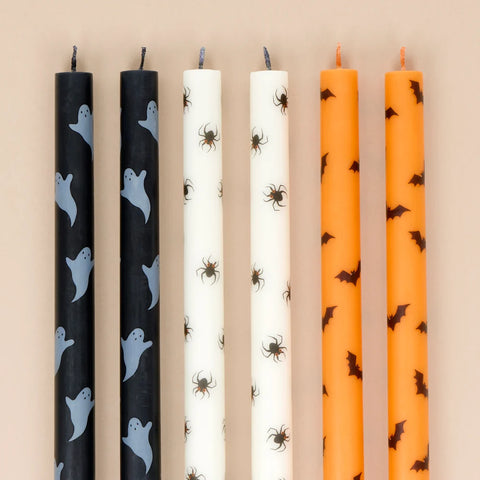 Mixed Halloween Icons Table Candles
