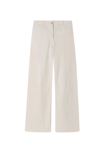 Megan High Rise Wide-Leg Pant in Stone