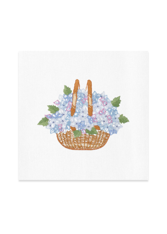 Embroidered Nantucket Basket Everyday Towel