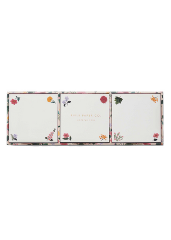 Dahlia Notepad Trio