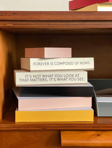 Artist + Writer Quote Notepad | What You Look At