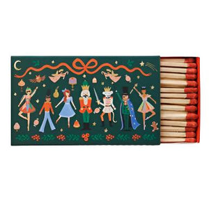 Nutcracker Illustrated Box of Holiday Safety Matches