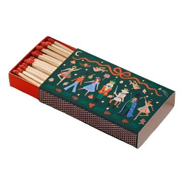 Nutcracker Illustrated Box of Holiday Safety Matches