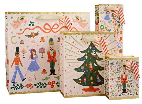 Nutcracker Sweets Large Illustrated Holiday Gift Bag