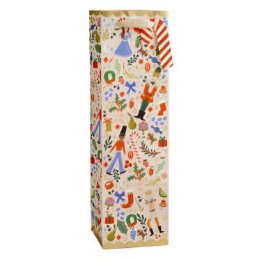 Nutcracker Sweets Illustrated Holiday Wine Gift Bag