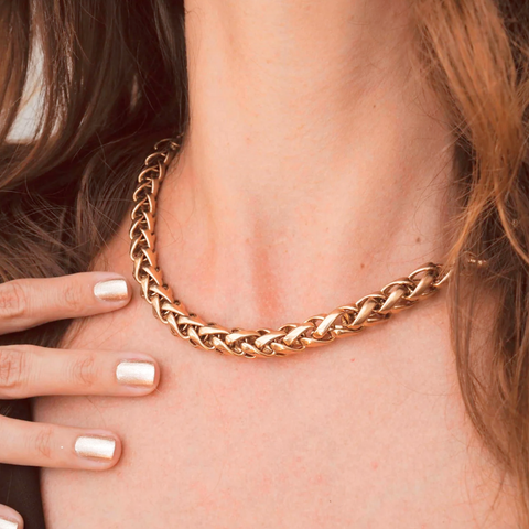 Odeon Necklace In Dore