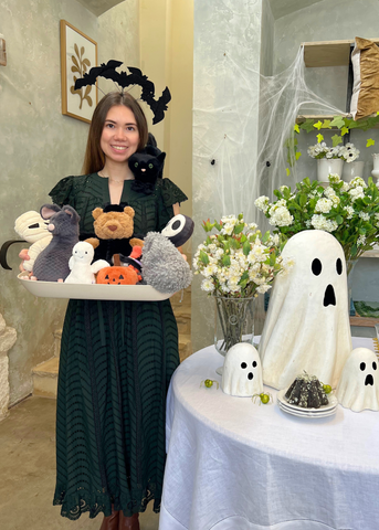 Olga Water Washed Eyelet Poplin Flutter Sleeve Midi Dress in Cypress