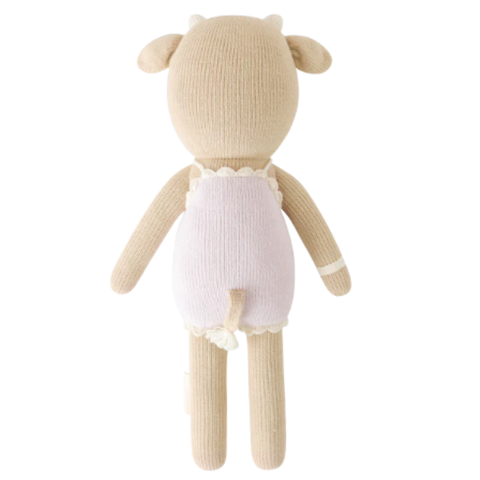 Ava The Cow Crochet Doll In Lavender