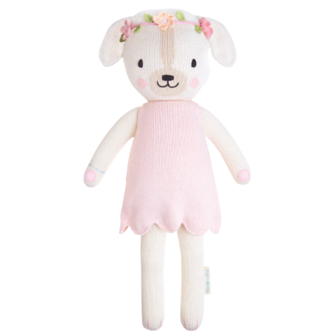 Charlotte The Dog Crochet Doll In Pink