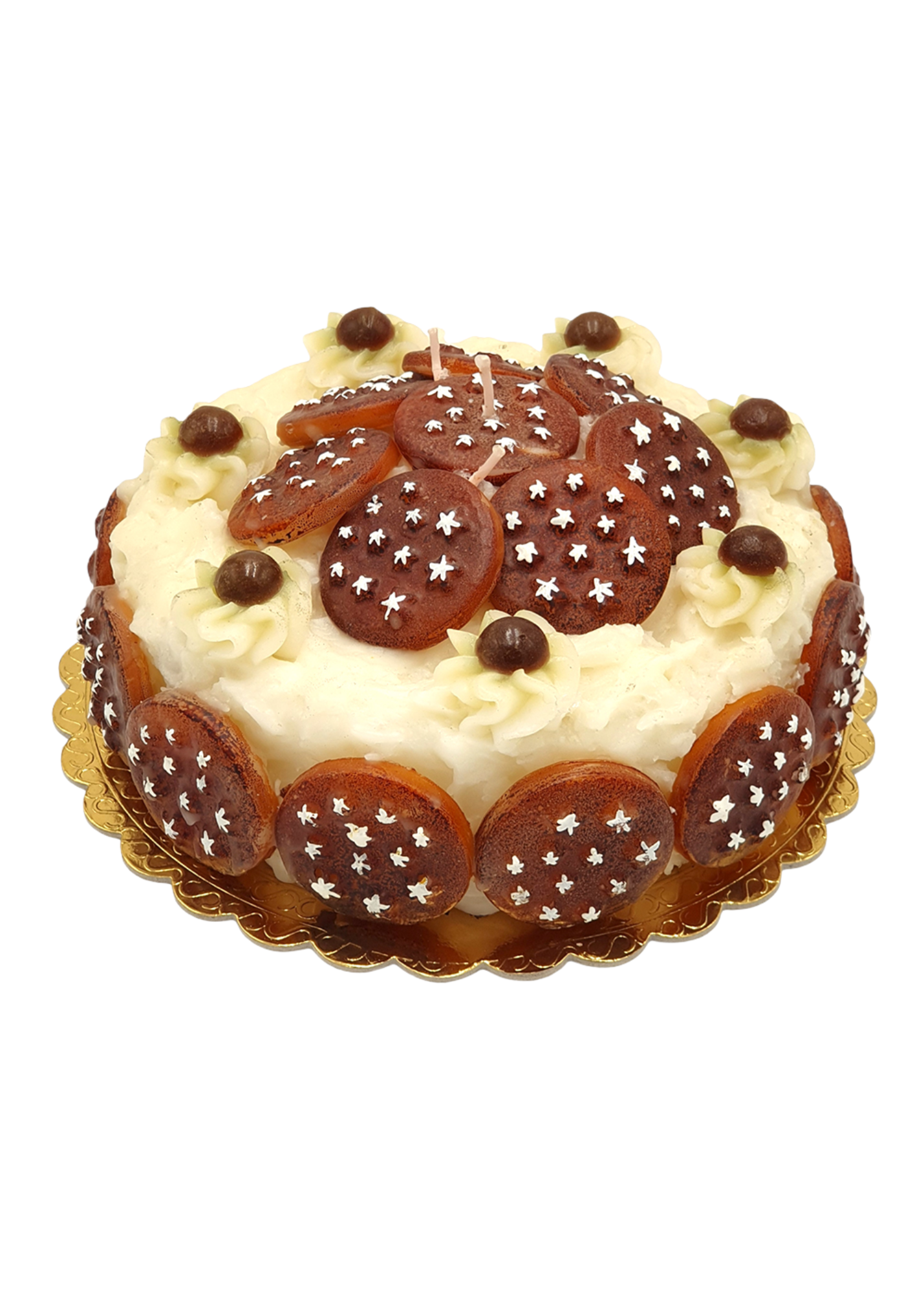 Pan di Stella Wrapped Holiday Cake Candle