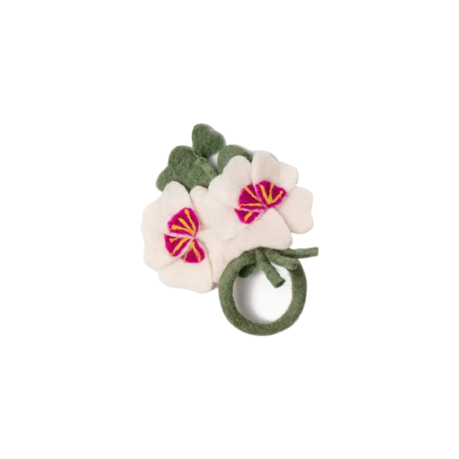 Felt Pansy Napkin Rings