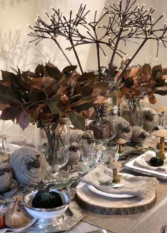 Velvet Decorative Pumpkin in Moss