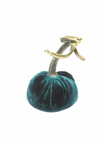 Velvet Decorative Pumpkin in Sea
