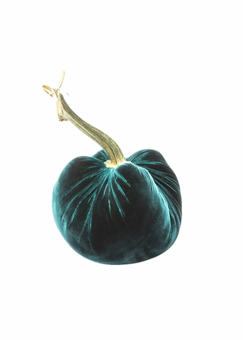 Velvet Decorative Pumpkin in Sea