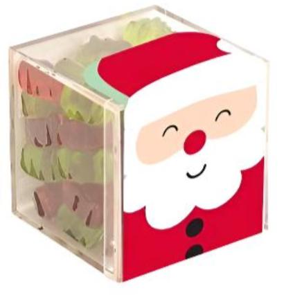 Santa's Christmas Trees Small Candy Cube