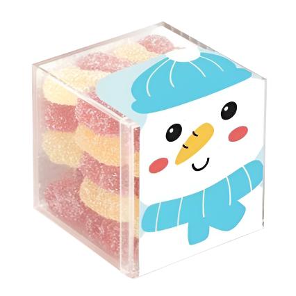 Snowman Gummies Small Candy Cube