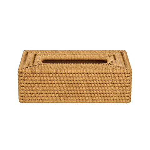 Rectangular Rattan Tissue Box