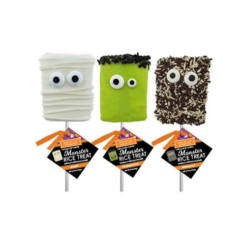 Halloween Monster Rice Treat Pop