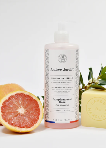 Andree Jardin Dish Washing Liquid in Rose + Pomplemouse
