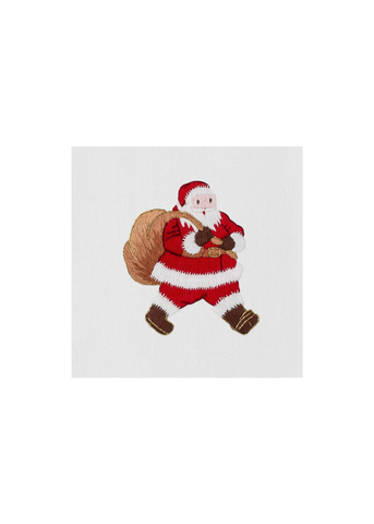 Santa Embroidered Everyday Towel