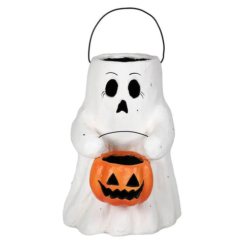 Scardey Boo + Sweet Boo w/Paper Mache Pumpkin Bucket