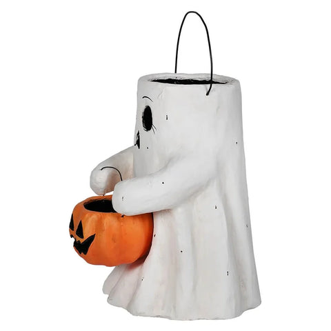 Scardey Boo + Sweet Boo w/Paper Mache Pumpkin Bucket