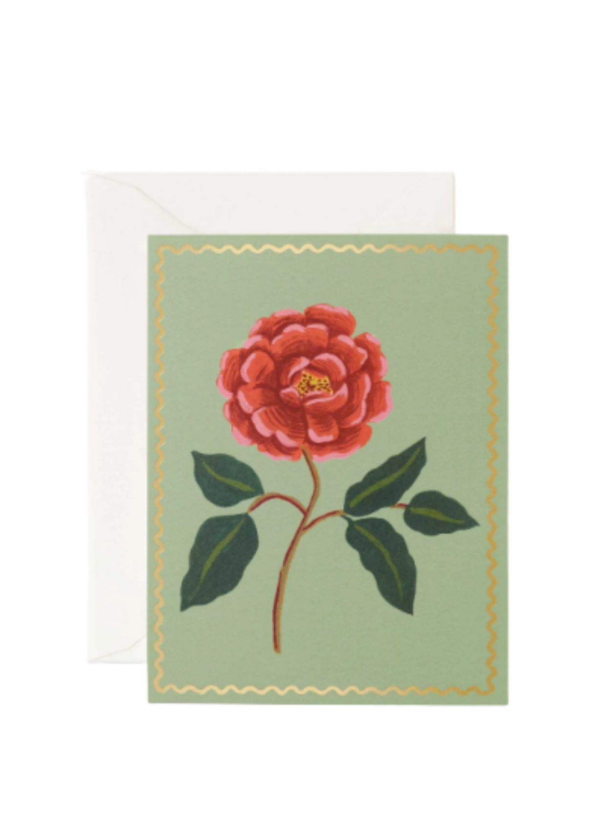 Scarlet Rose Greeting Card