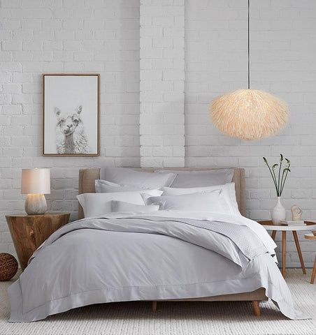 Celeste Pillow Sham in White