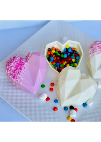 Smashable White Chocolate Heart