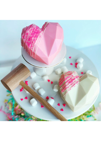 Smashable White Chocolate Heart