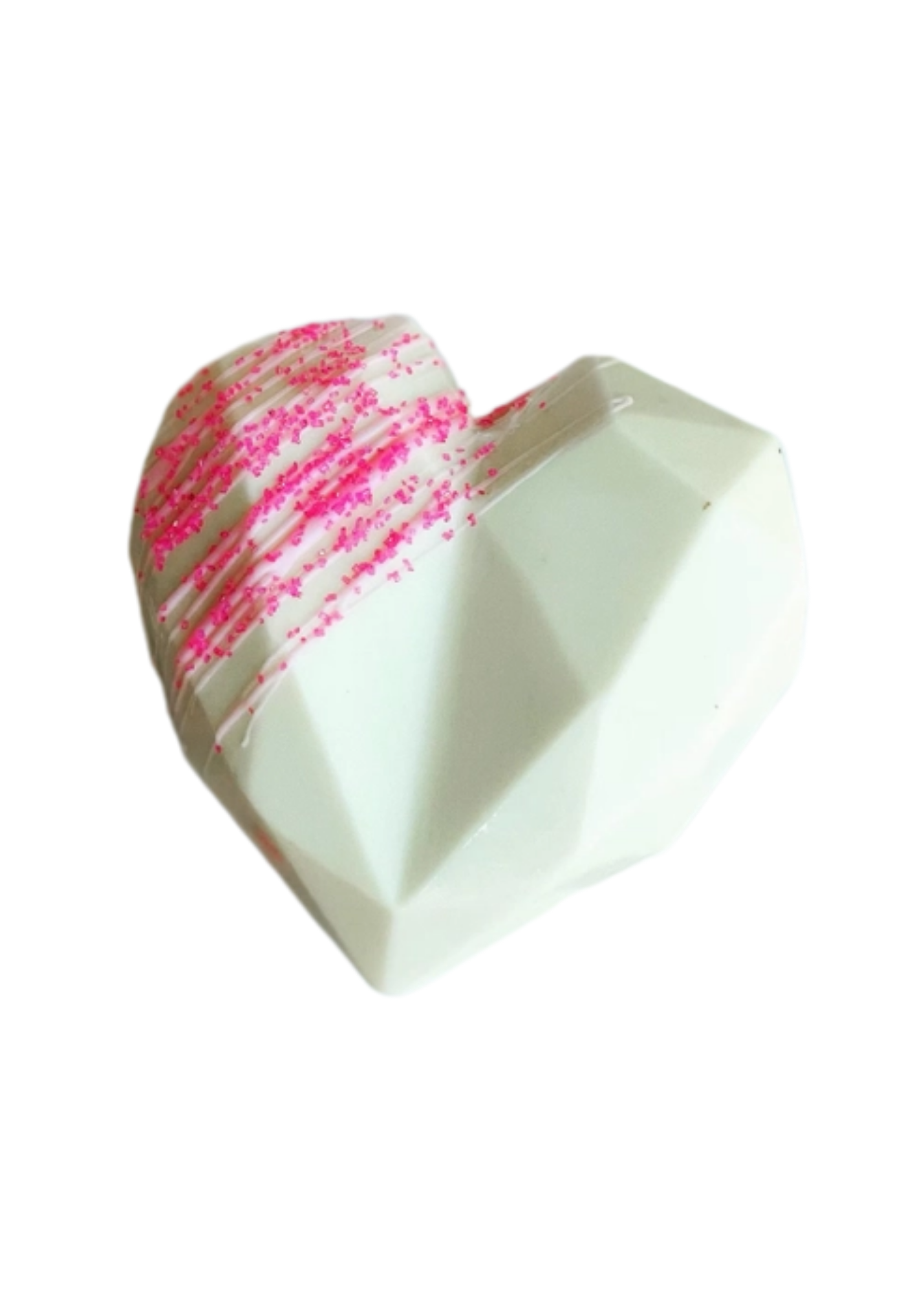 Smashable White Chocolate Heart
