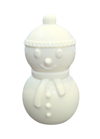 Smashable M&M Filled White Chocolate Snowman